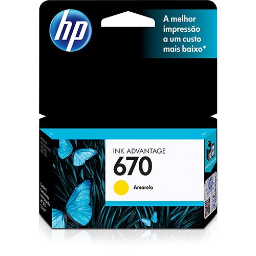 CARTUCHO HP 670 YELLOW